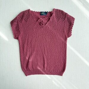 LeRoy Knitwear 70s vtg knit sleeveless sweater vest